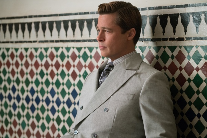 Brad Pitt plays Max Vatan in Allied from Paramount Pictures.